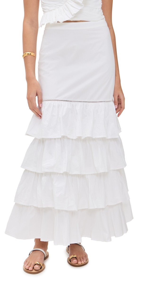 Ro's Garden Honduras Skirt White