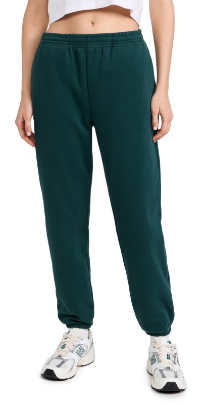 Beyond Yoga On the Go Sweatpants Dark Spruce Green