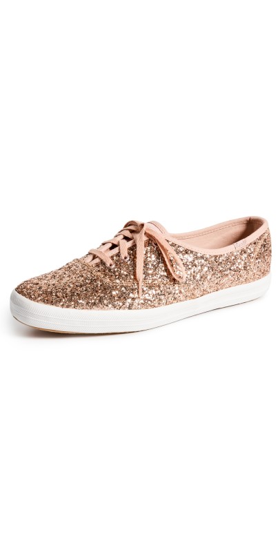 Keds Champion Glitter Celebrations Sneakers Rose Gold