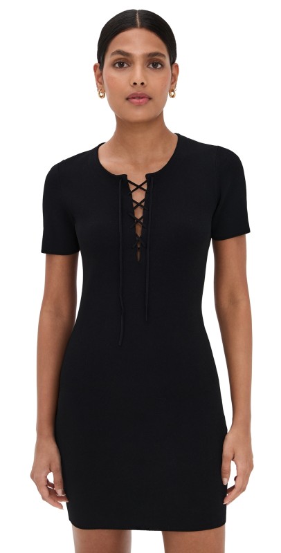 Nili Lotan Palma Sweater Dress Black