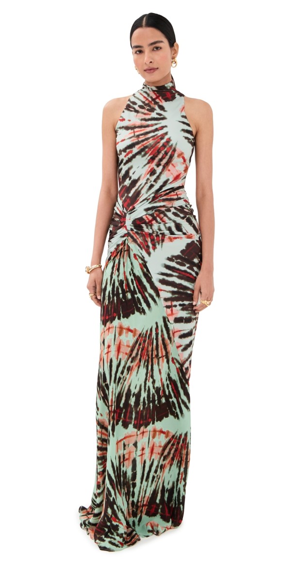 Silvia Tcherassi Frances Dress Mint Tie Dye