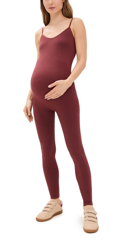 HATCH The Body Rib Unitard Cinnamon