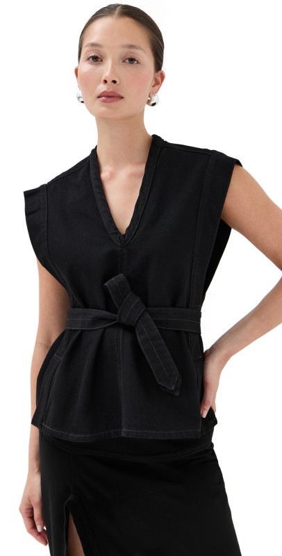 Lemaire Chasuble Blouse Black