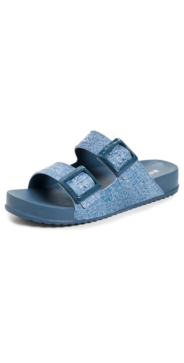 Melissa Melissa Cozy M Lover Slides Jeans Blue