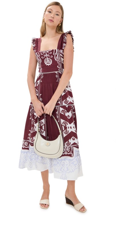 Lug Von Siga Sybill Dress Maroon/Blue