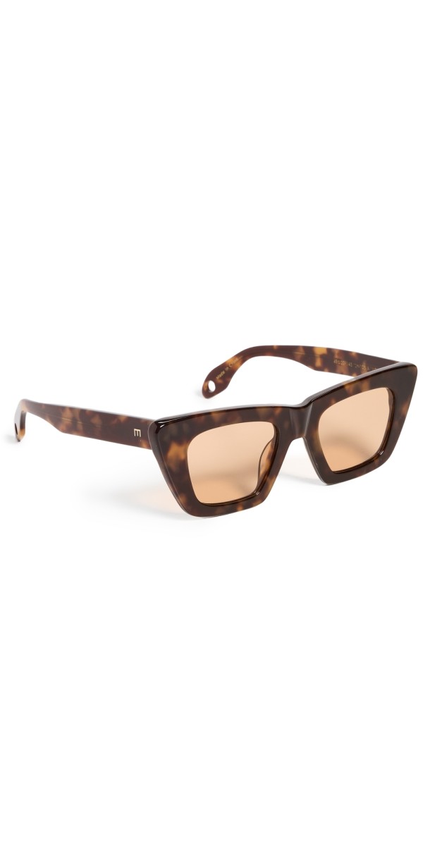 Elisa Johnson Lori Sunglasses Brown Tortois