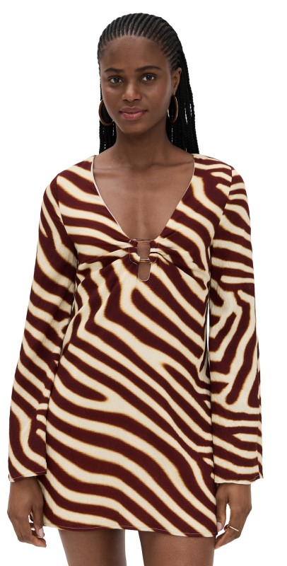 Seven Wonders Caledeira Mini Dress Montie Choc