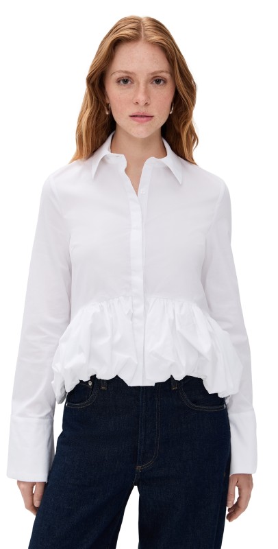 CAROLINE CONSTAS Marin Top White