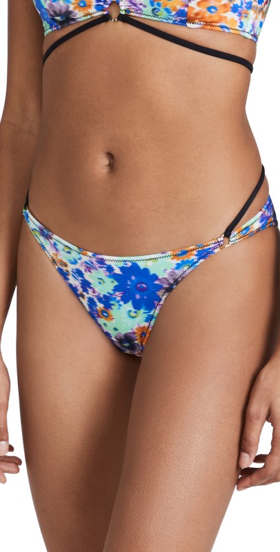 Stella McCartney Low Rise Bikini Briefs Multicolor Blue