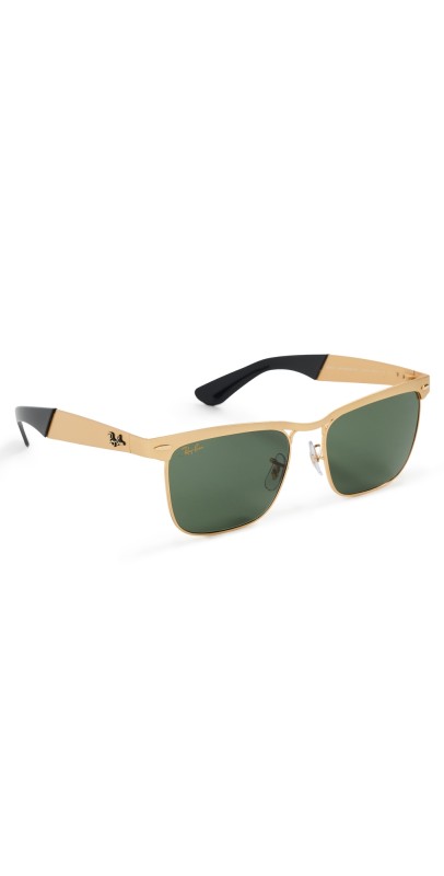 Ray-Ban Wayfarer Deluxe Sunglasses Sandblasted Legend Gold