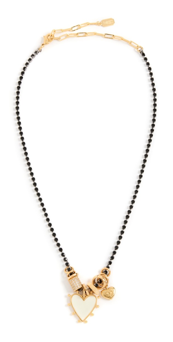Elizabeth Cole Carmina Necklace Crystal