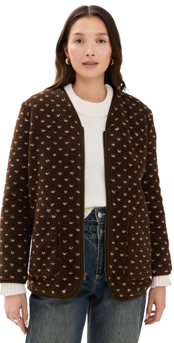 Marea Sherpa Barn Jacket Sherpa Barn Chestnut