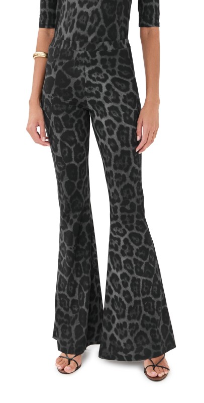Stella McCartney Leopard Print Pants Ash Grey
