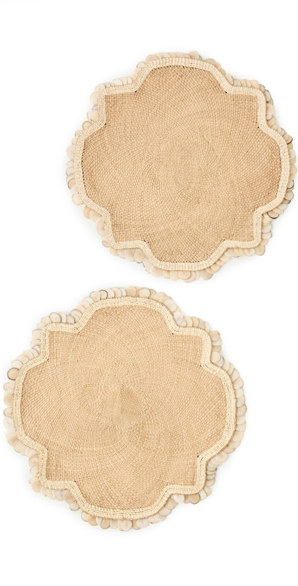 Johanna Ortiz Natural Pichima Placemat Set Natural