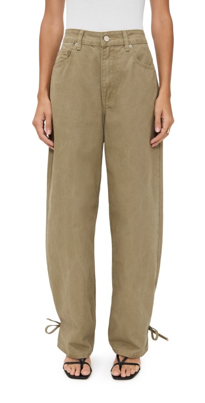 VRG GRL Marnie Khaki Denim Jeans Khaki