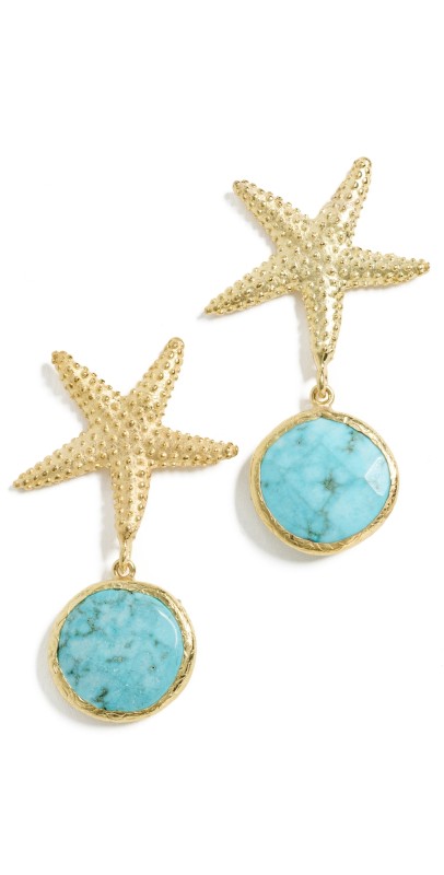 Maison Irem Seastar Earrings Gold