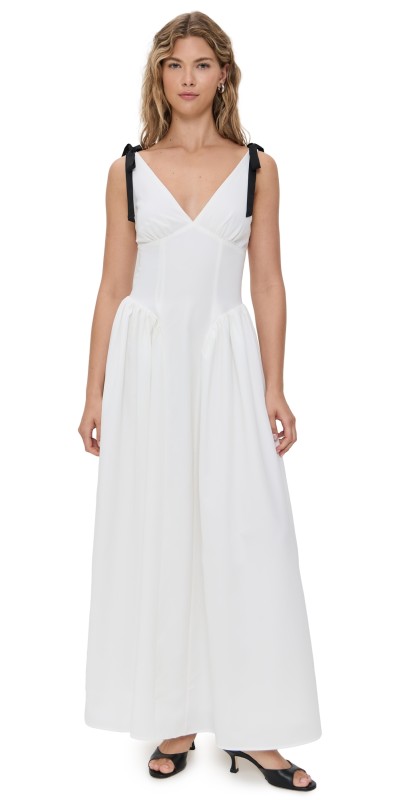 Runaway the Label Ariarne Maxi Dress White