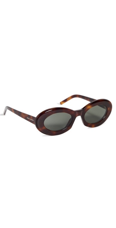 Saint Laurent SL 594 Sunglasses Havana-Havana-Grey