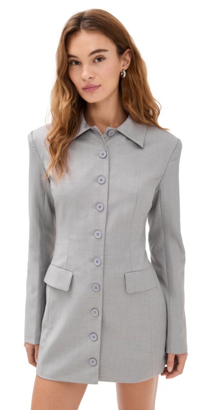 Lioness Cheri Mini Dress Grey