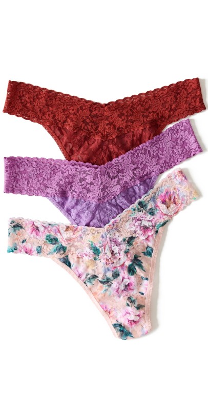 Hanky Panky 3 Pack Original Rise Thongs Mpbm