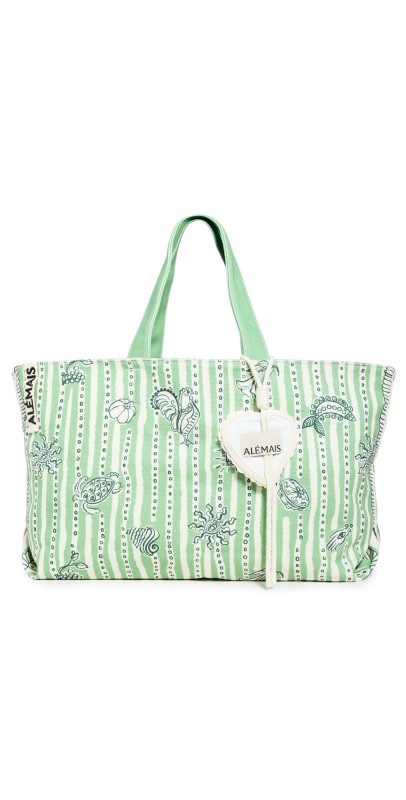 ALÉMAIS Lula Beach Tote Strip