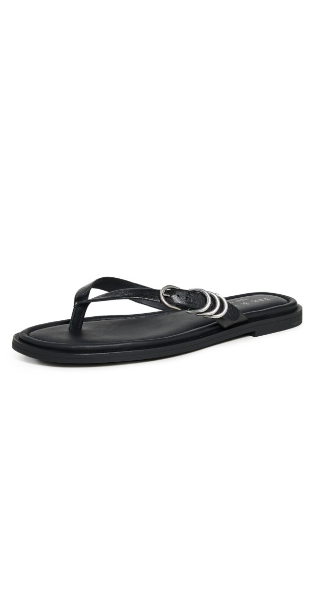 rag & bone Gia Thong Sandals Black
