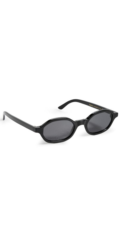 Illesteva Munich Black Sunglasses with Grey Flat Lenses Black w/ Grey Flat Lenses