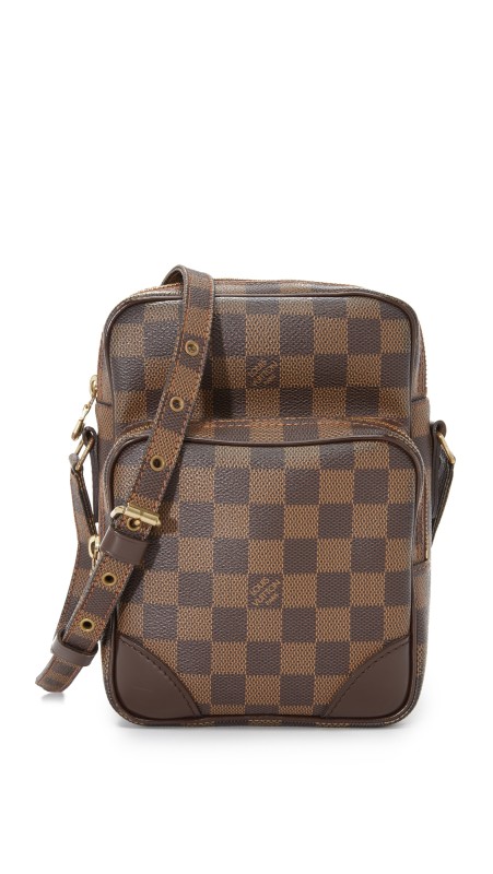What Goes Around Comes Around Louis Vuitton Damier Ebene Amazone Bag Brow