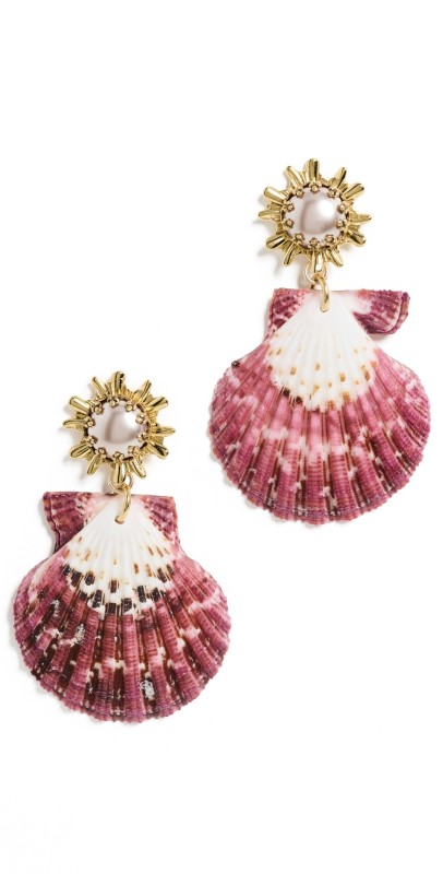 Brinker + Eliza Ariel Earrings Shell