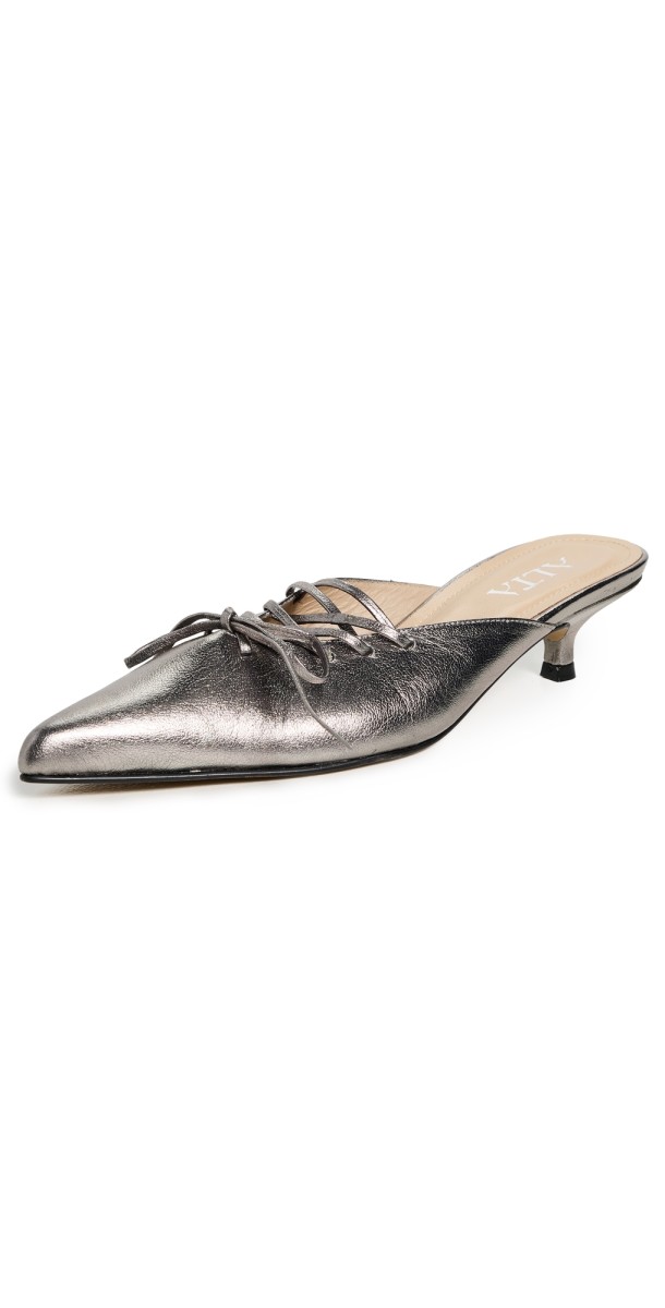 ALTA Janne Metalic Grey Heels Metallic Grey