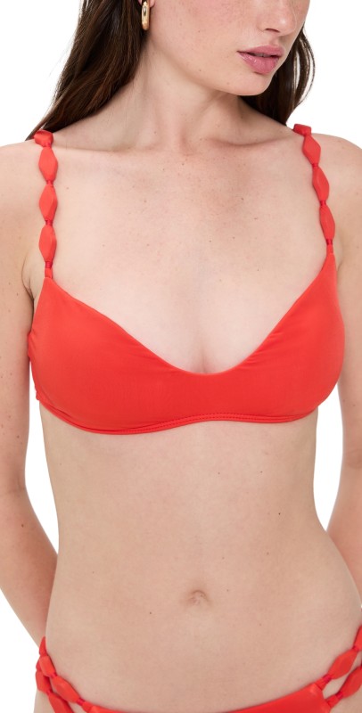 ViX Paula Hermanny Solid Alexa Vivian Top Orange