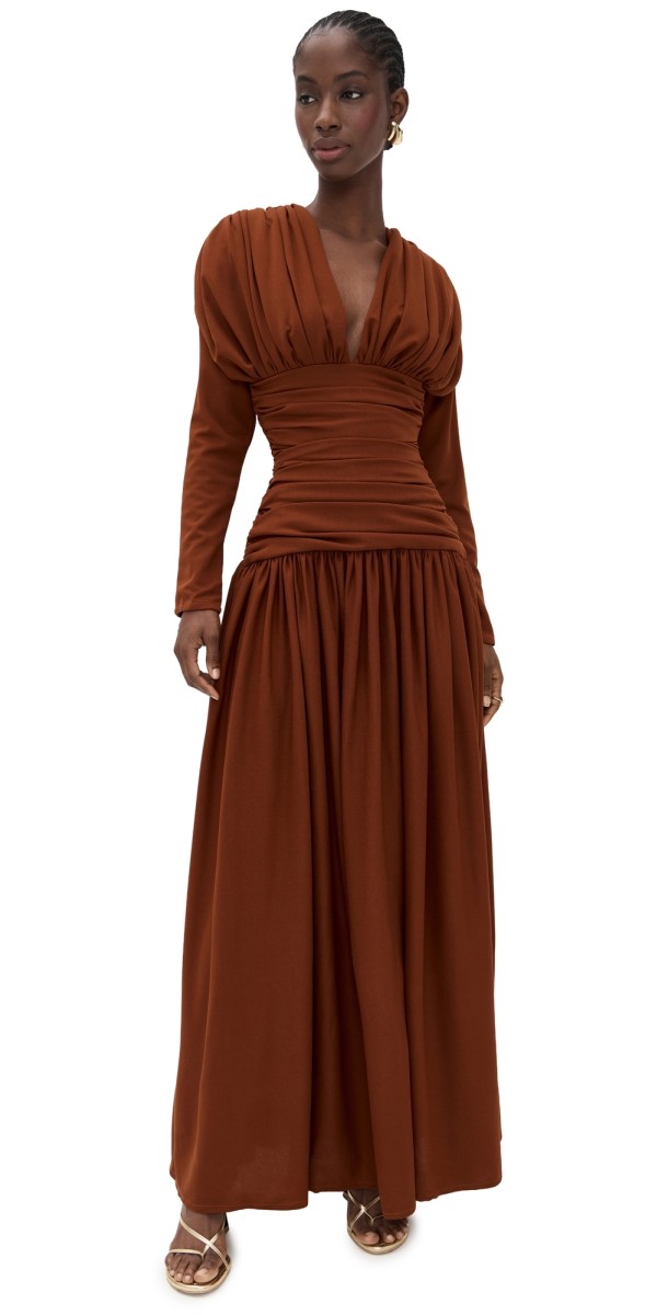 Rendoll Issa Dress Brown