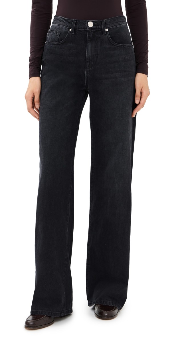 Brandon Maxwell The Callan Wide Leg Pants Vintage Black