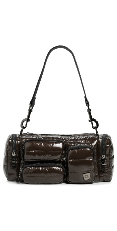 Think Royln Lady Cargo Shoulder Bag Glossy Chocolat