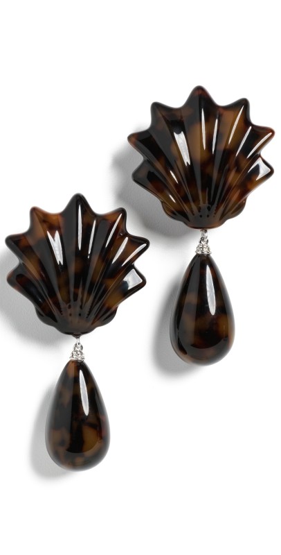 Julietta Isola Bella Earrings Tortois