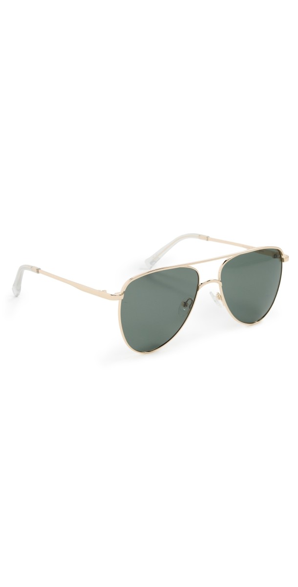 Le Specs The Duke Sunglasses Gold