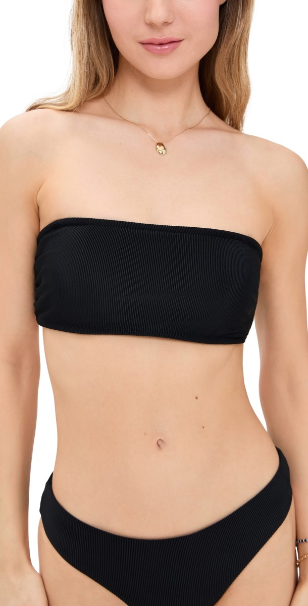 Beach Riot Kelsey Bikini Top Black