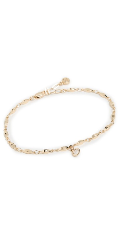 Ettika Day Dreamer 18k Gold Plated Anklet Gold