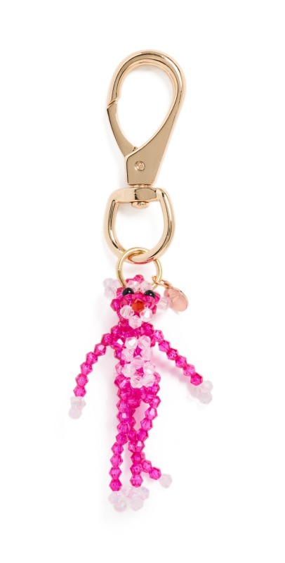 Susan Alexandra Pink Panther Bag Charm Keychain Pink