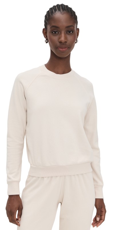perfectwhitetee Palmer Beach Fleece Long Sleeve Sugar