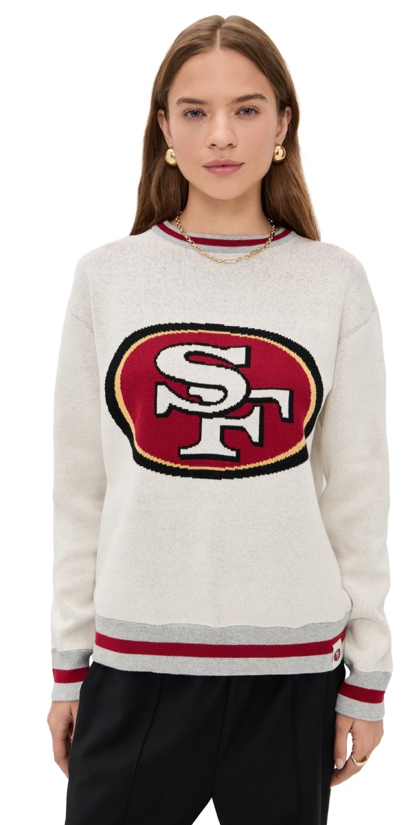 Terez 49rs Crewneck Sweater 49ers Sugar Swizzle