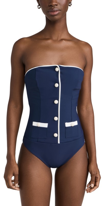 SIMKHAI Scout Bustier One Piece Midnight