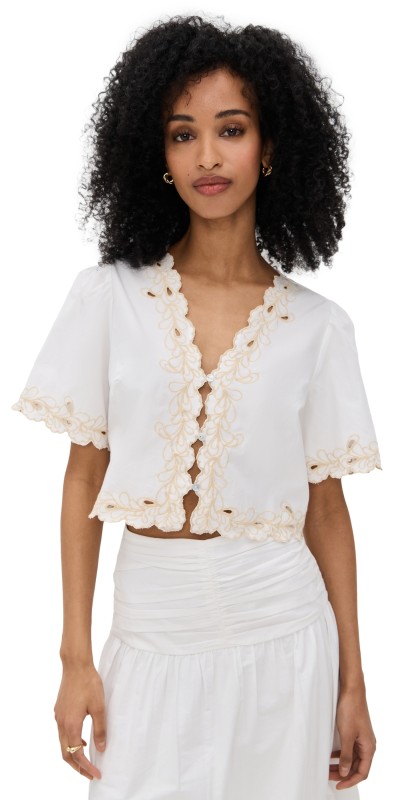 RAILS Cataluna Top White