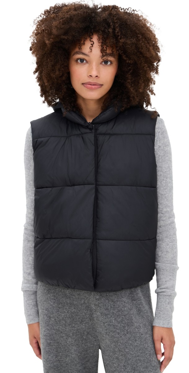 Z Supply Essential Puffer Vest Black