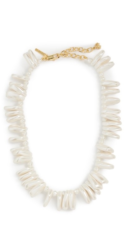Lele Sadoughi Corfu Pearl Necklace Pearl