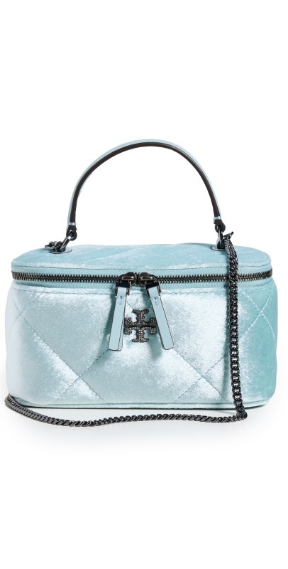 Tory Burch Kira Pave Logo Velvet Diamond Vanity Case Mist