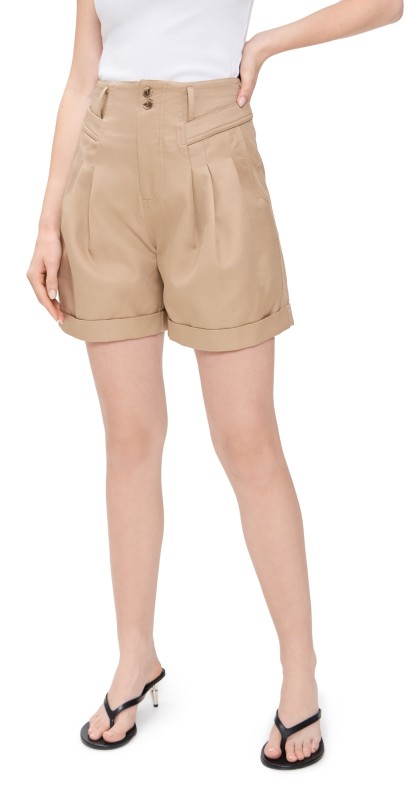 Ronny Kobo Lizzie Shorts Khaki