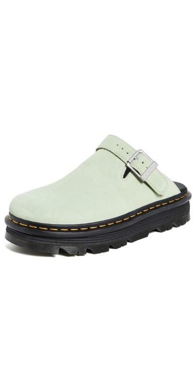 Dr. Martens Zebzag Mules Sage Green