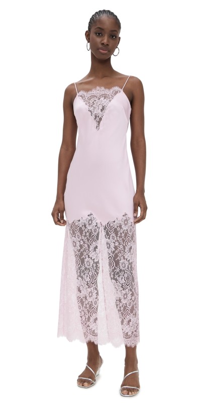LoveShackFancy Amarissa Dress Pink Magnolia