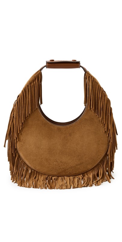 STAUD Moon Tote Bag Tan Fring